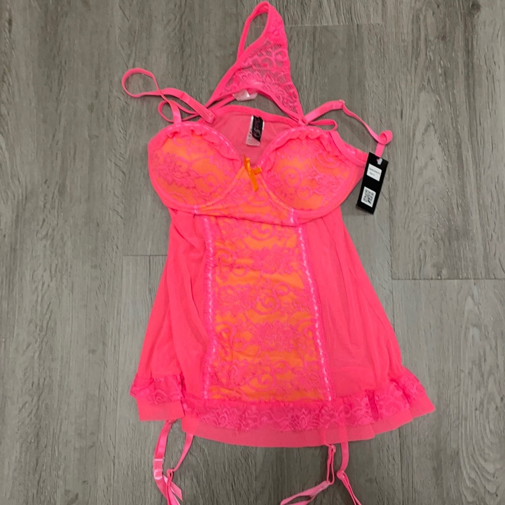 Just sexy pink lingerie